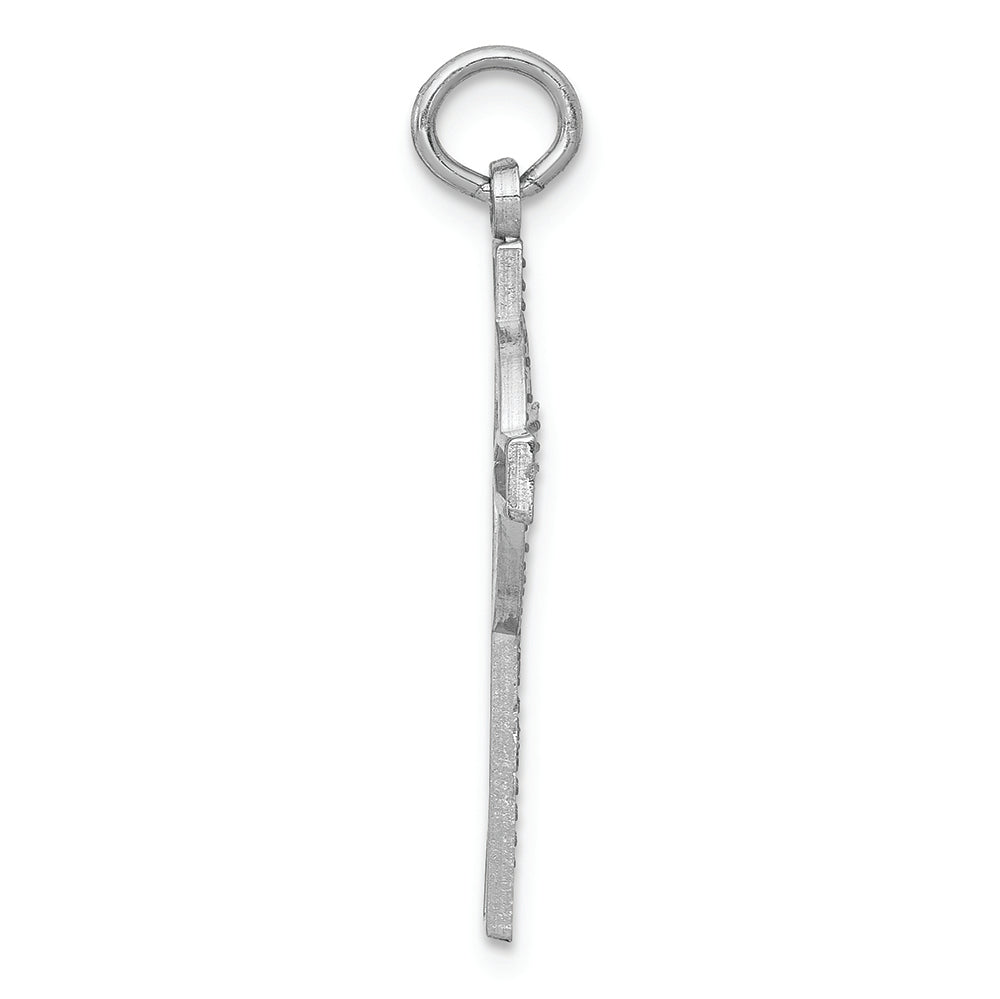 FJC Finejewelers 14k White Gold Celtic Cross Charm