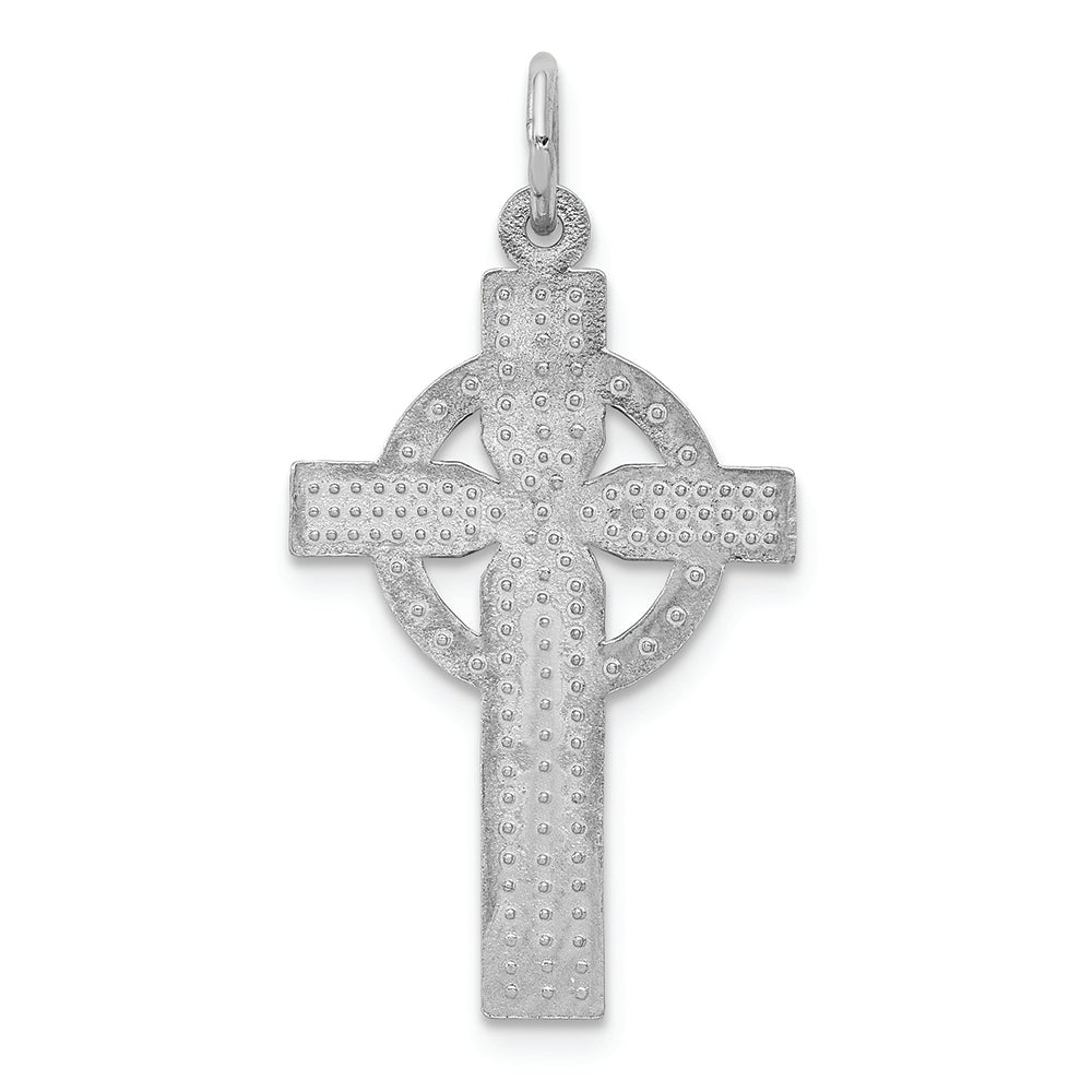 FJC Finejewelers 14k White Gold Celtic Cross Charm