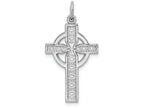 FJC Finejewelers 14k White Gold Celtic Cross Charm