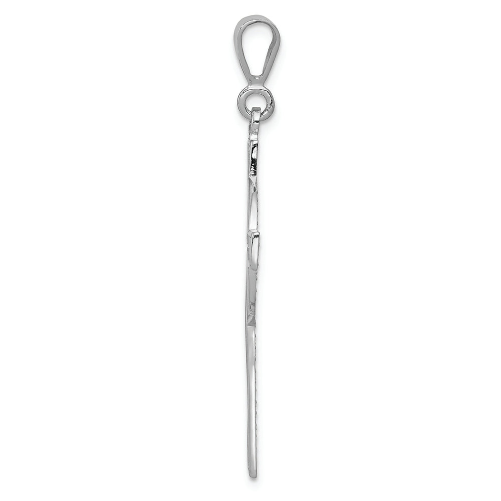 FJC Finejewelers 14k White Gold Celtic Cross Charm