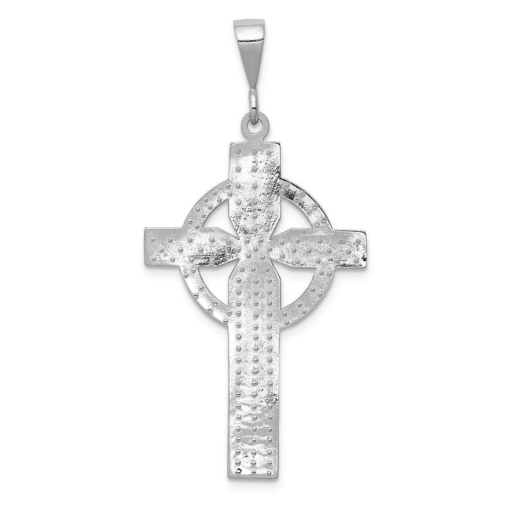 FJC Finejewelers 14k White Gold Celtic Cross Charm