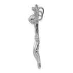 FJC Finejewelers 14k White Gold Jesus Chain Slide Charm