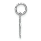 FJC Finejewelers 14k White Gold Passion Cross Charm