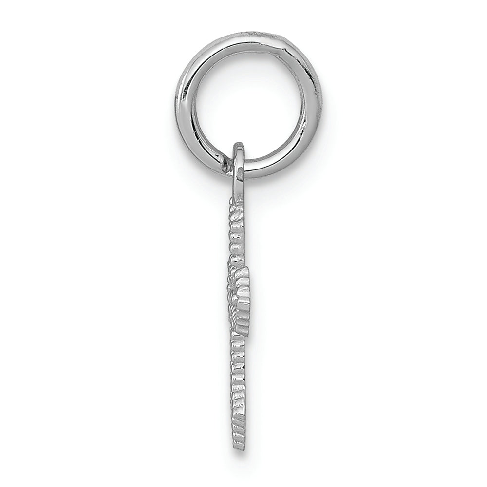 FJC Finejewelers 14k White Gold Passion Cross Charm