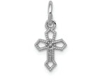 FJC Finejewelers 14k White Gold Passion Cross Charm