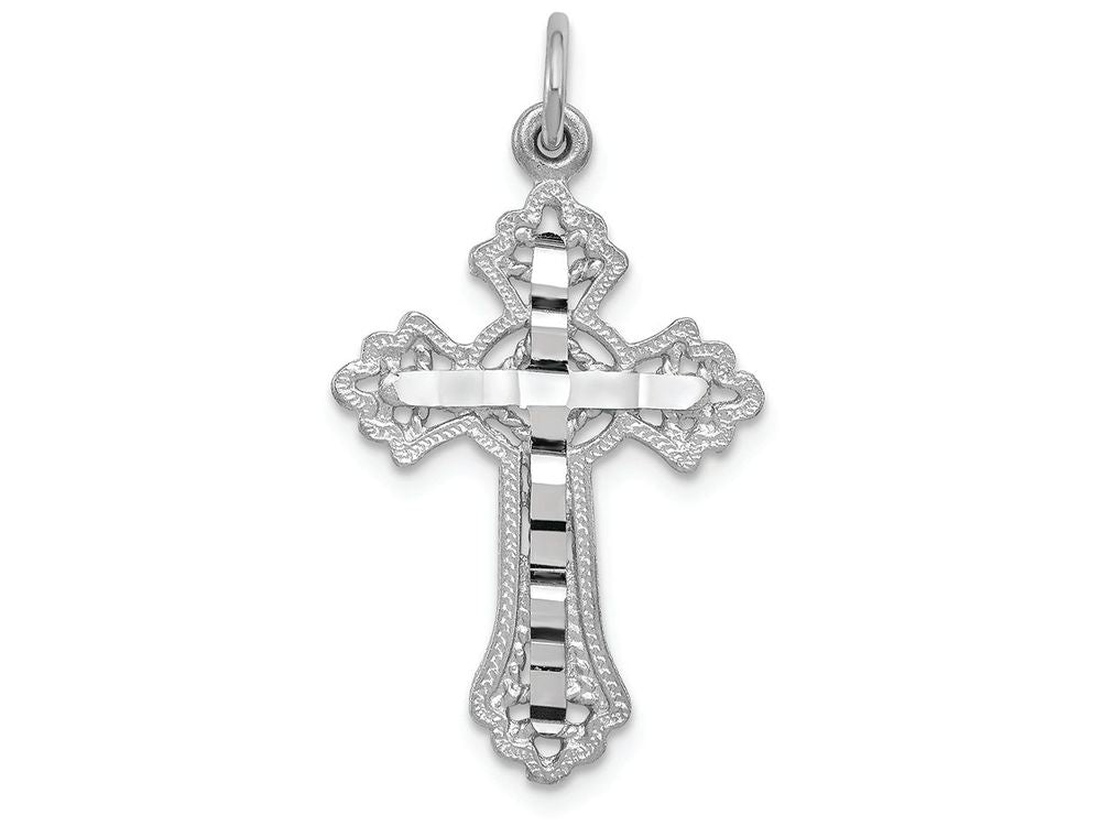 FJC Finejewelers 14k White Gold Cross Charm