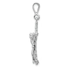 FJC Finejewelers 14k White Gold Crucifix Charm