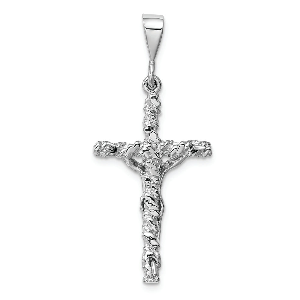 FJC Finejewelers 14k White Gold Crucifix Charm