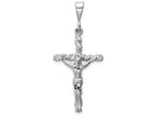 FJC Finejewelers 14k White Gold Crucifix Charm