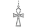 FJC Finejewelers 14k White Gold Ankh Cross Charm