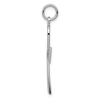 FJC Finejewelers 14k White Gold Ankh Cross Charm