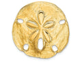 FJC Finejewelers 14k Yellow Gold Polished Fits Up To 8mm On Both Small Sand Dollar Slide Charm