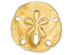 FJC Finejewelers 14k Yellow Gold Polished Fits Up To 8mm On Both Small Sand Dollar Slide Charm