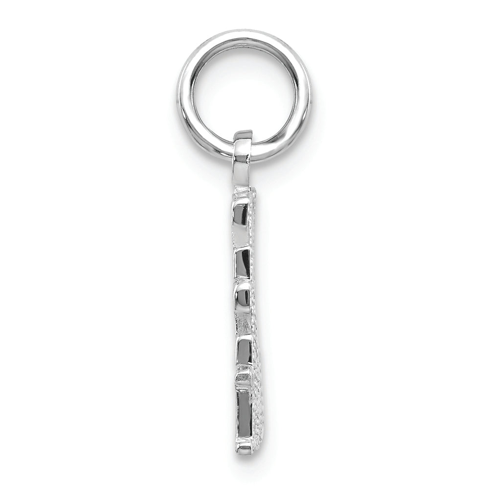 FJC Finejewelers 14k White Gold Polished Live Love Laugh Charm