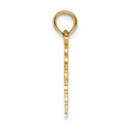 FJC Finejewelers 14k Yellow Gold Polished Best Friend 2 Piece Break-apart Heart Charm