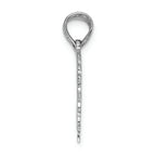 FJC Finejewelers 14k White Gold White Best Friends Heartbreakable Charm