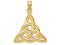 FJC Finejewelers 14k Yellow Gold Polished Trinity Charm