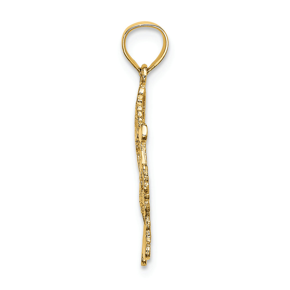 FJC Finejewelers 14k Yellow Gold Polished Santa Charm