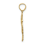 FJC Finejewelers 14k Yellow Gold Polished Santa Charm