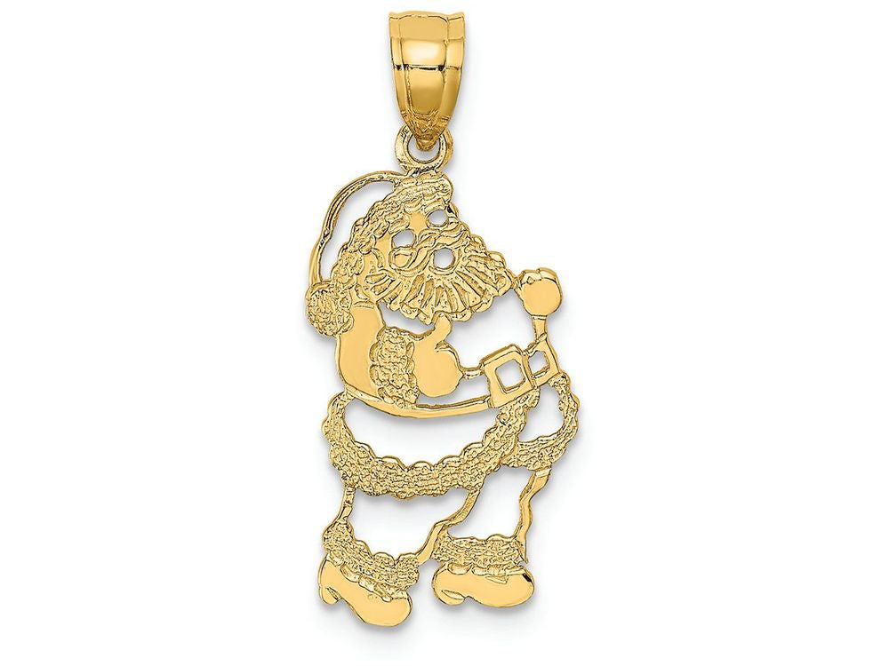 FJC Finejewelers 14k Yellow Gold Polished Santa Charm