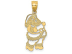 FJC Finejewelers 14k Yellow Gold Polished Santa Charm