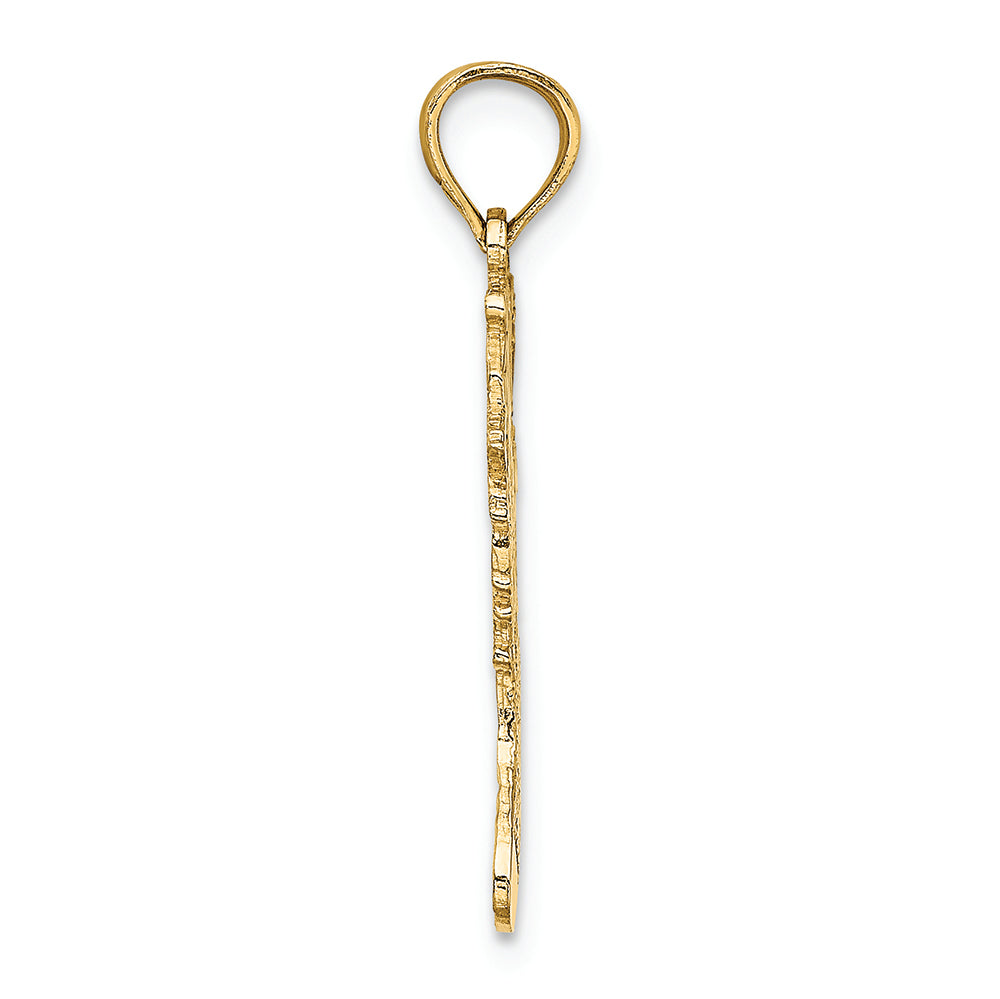 FJC Finejewelers 14k Yellow Gold Polished Christmas Stocking Charm