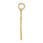 FJC Finejewelers 14k Yellow Gold Solid Idaho State Charm