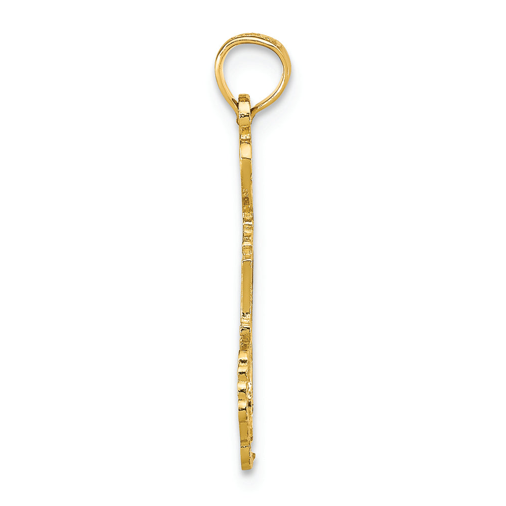 FJC Finejewelers 14k Yellow Gold Solid Michigan State Charm