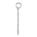 FJC Finejewelers 14k White Gold Solid Michigan State Charm