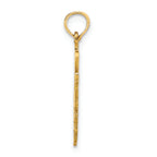 FJC Finejewelers 14k Yellow Gold Solid West Virginia State Charm