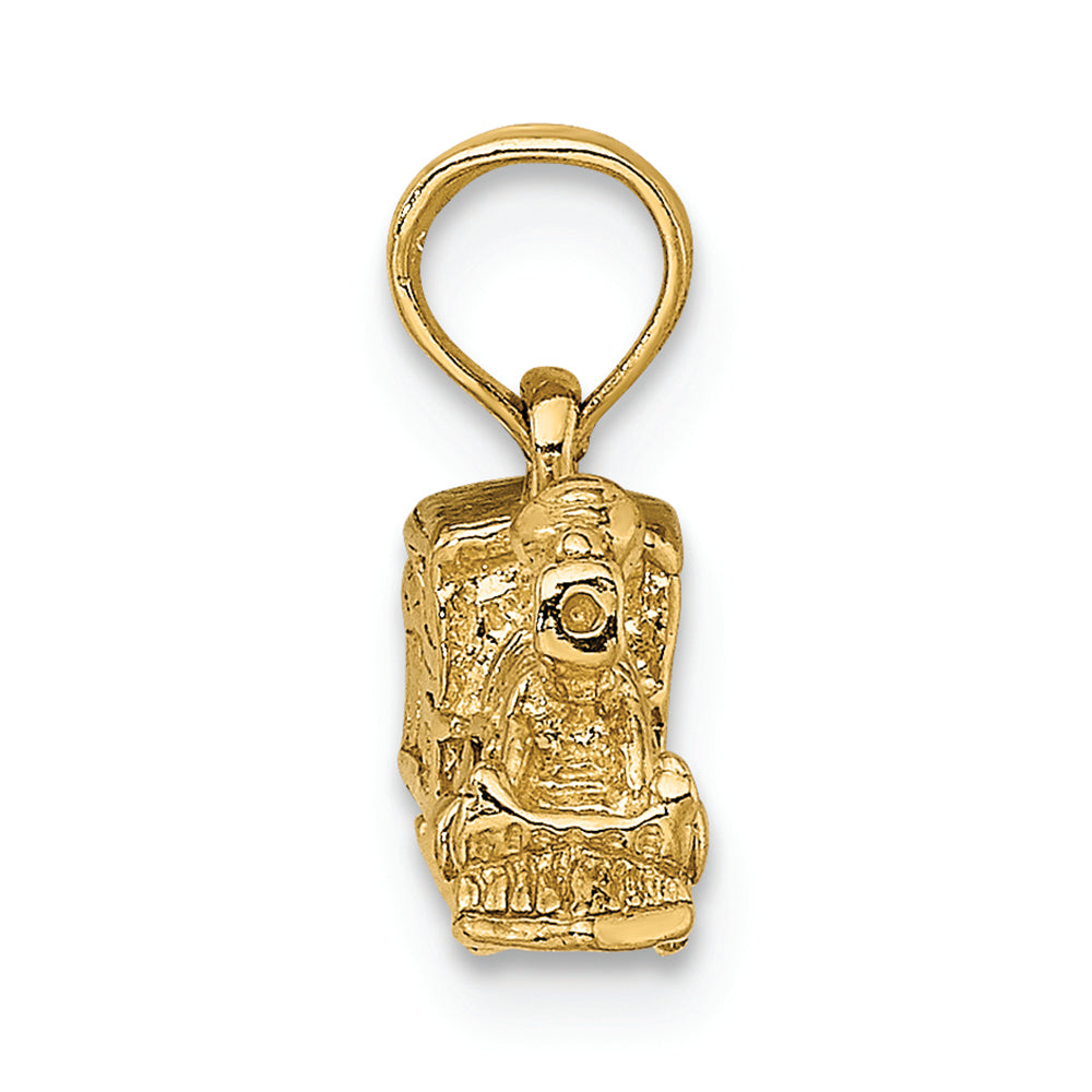 FJC Finejewelers 14k Yellow Gold 3d Locomotive Charm