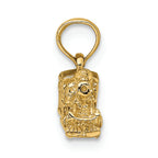 FJC Finejewelers 14k Yellow Gold 3d Locomotive Charm