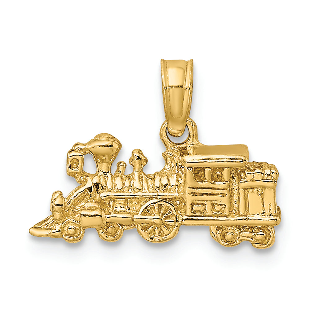 FJC Finejewelers 14k Yellow Gold 3d Locomotive Charm