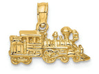 FJC Finejewelers 14k Yellow Gold 3d Locomotive Charm