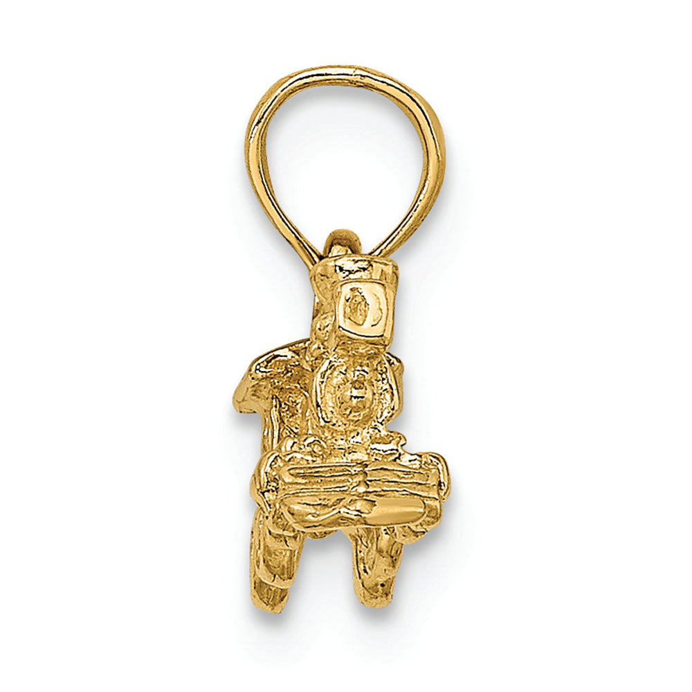 FJC Finejewelers 14k Yellow Gold 3d Locomotive Charm