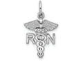 FJC Finejewelers 14k White Gold Rn Charm