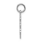 FJC Finejewelers 14k White Gold Registered Nurse Disc Charm
