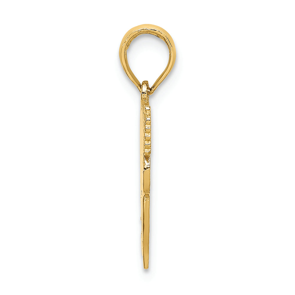 FJC Finejewelers 14k Yellow Gold Polished Flat-backed Dental Charm