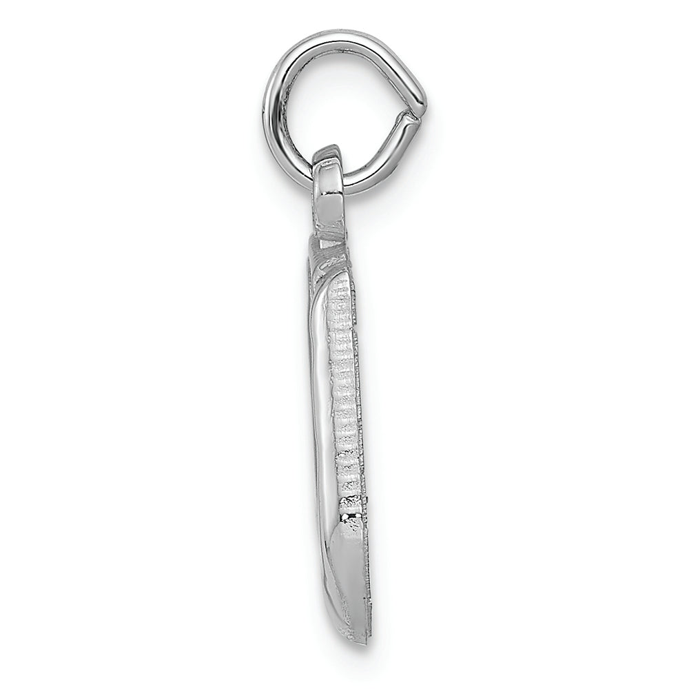 FJC Finejewelers 14k White Gold Polished Musical Note Charm