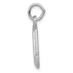 FJC Finejewelers 14k White Gold Polished Musical Note Charm