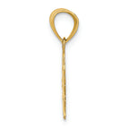 FJC Finejewelers 14k Yellow Gold Polished Sun with Face Charm
