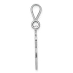 FJC Finejewelers 14k White Gold Solid Polished Filigree Initial G Charm