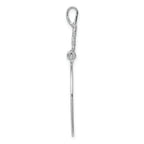 FJC Finejewelers 14k White Gold Five Hearts Charm Holdercut-out