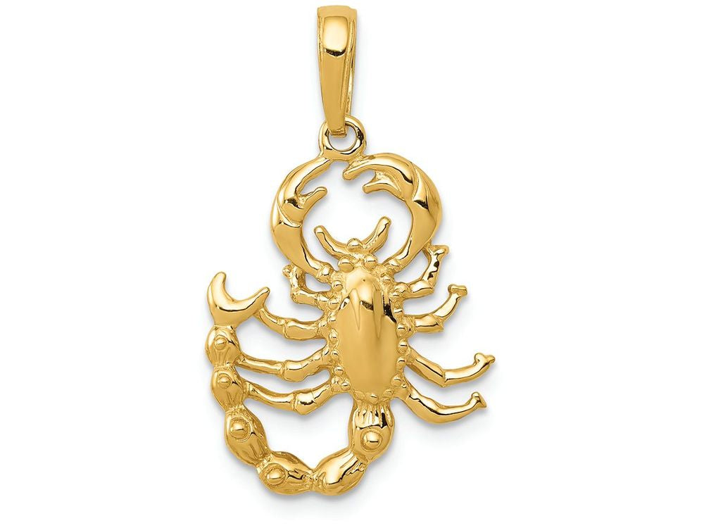 FJC Finejewelers 14k Yellow Gold Scorpion Charm