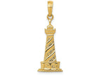FJC Finejewelers 14k Yellow Gold Lighthouse Charm