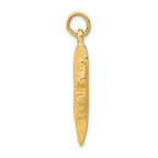 FJC Finejewelers 14k Yellow Gold Solid Polished 3d Cruise Ship Charm