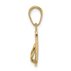 FJC Finejewelers 14k Yellow Gold 3d Hawaii Flip-flop Charm