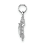 FJC Finejewelers 14k White Gold White Crab Polish Charm