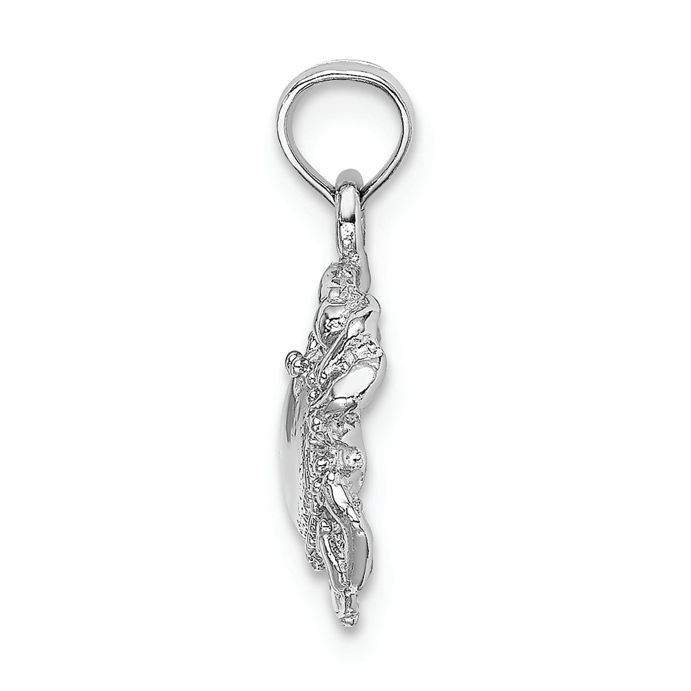 FJC Finejewelers 14k White Gold White Crab Polish Charm