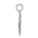 FJC Finejewelers 14k White Gold White Starfish Seahorse Charm